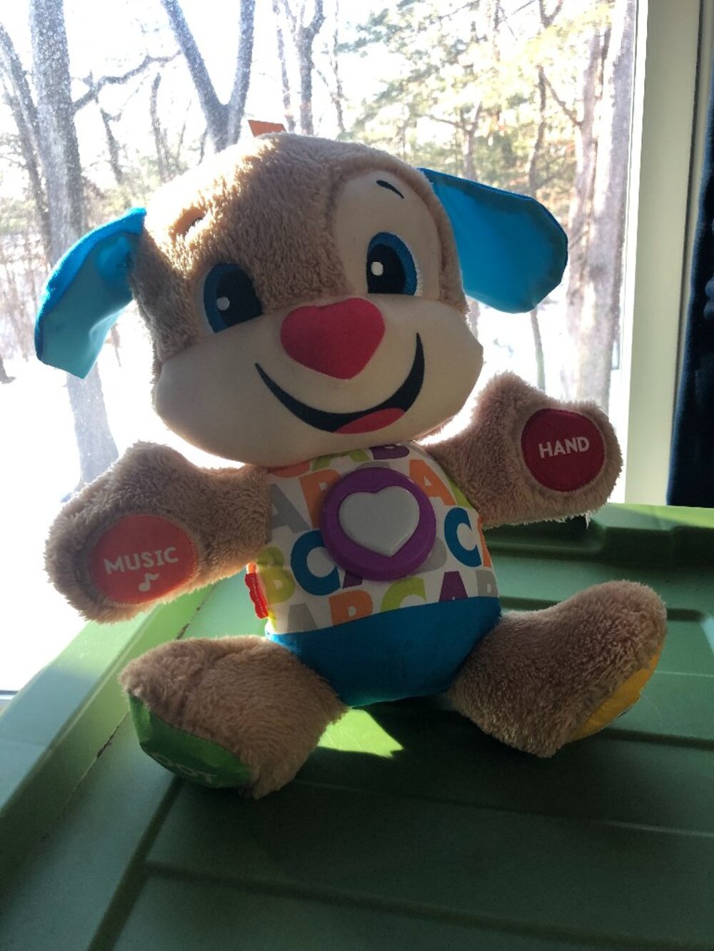 Fisher Price "Smart Stages" Learning/Teaching Dog; Like New; No Tag; Adorable